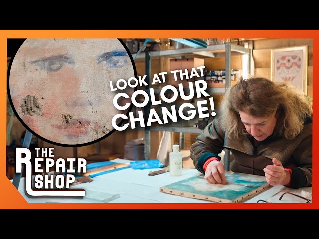 Can You Repair A Painting With A Missing Canvas? | The Repair Shop
