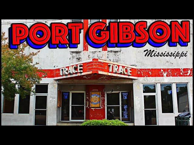 PORT GIBSON MISSISSIPPI DOWNTOWN DRIVING TOUR - 4K