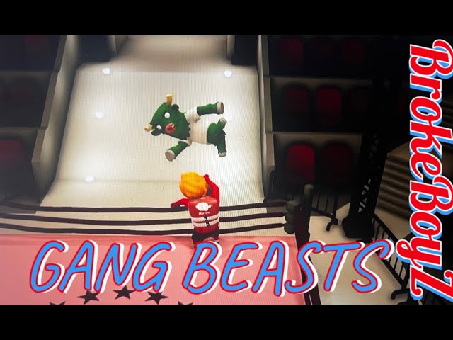 THIS BULL GOT GANGRENE?!!! AND TRYNA TAKE US OUT!!! [Gang Beasts] Gameplay
