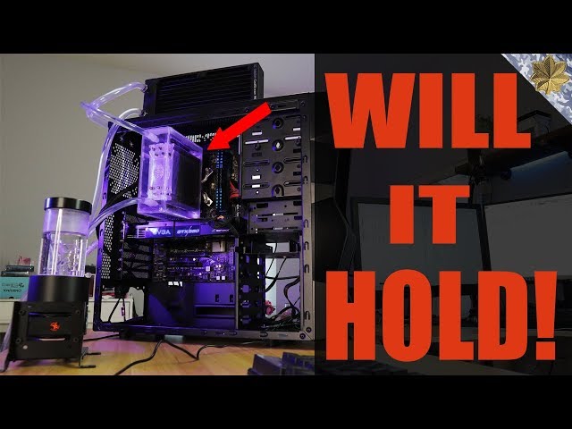 How Much Weight Can A Motherboard Hold | Testing The Water Cooled Air Cooler In A Build.