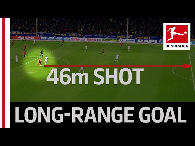 46 Metre-Goal! Sensational Long-Range Strike against Swiss International Yann Sommer