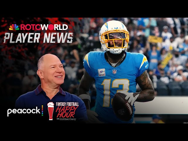 Keenan Allen gives Bears great situation for rookie QB | Fantasy Football Happy Hour | NFL on NBC