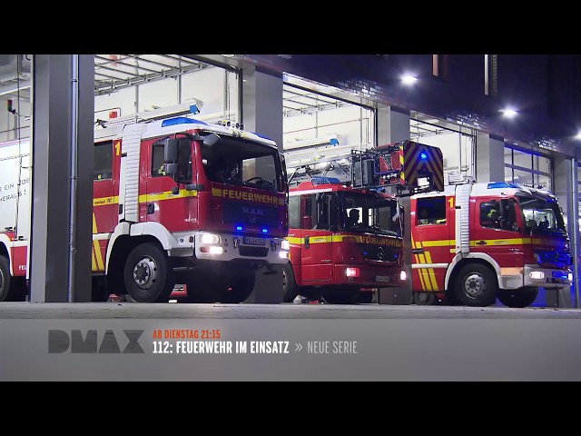 Feuerwehr Doku auf DMAX: "112 Feuerwehr im Einsatz"