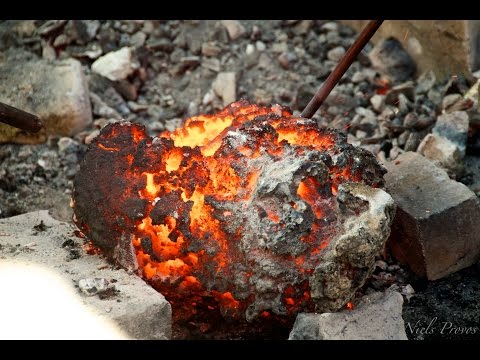 Making Viking-Age Bloomery Iron in a Bloomery Furnace
