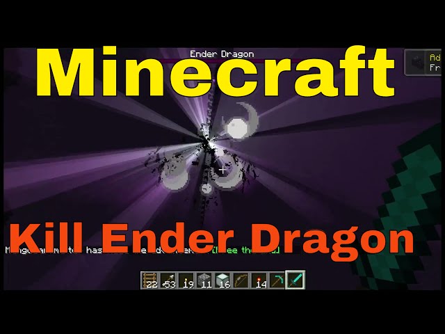 Minecraft   How to Kill the Ender Dragon