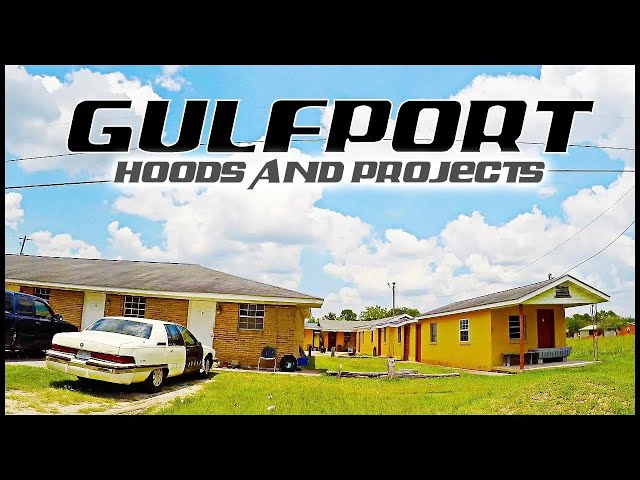 GULFPORT MISSISSIPPI HOODS & PROJECTS TOUR - 4K