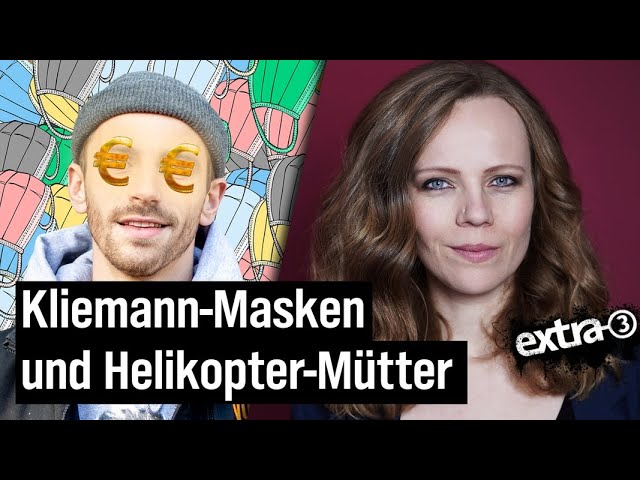 Kliemann-Masken und Helikopter-Mütter mit Friedemann Weise - Bosettis Woche #9 | extra 3 | NDR