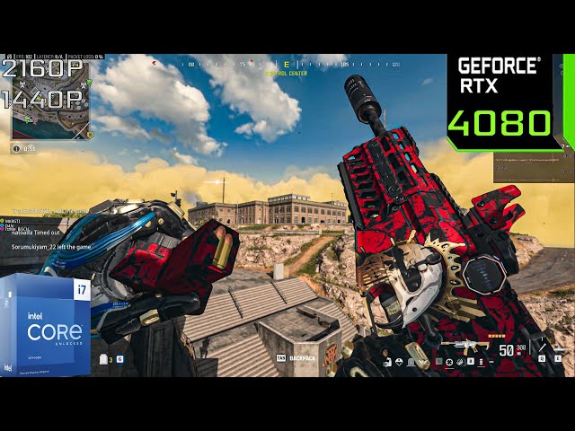 Warzone 3 : Rebirth Island |RTX 4080 16GB+i7 13700K | 4K-1440P Maximum settings