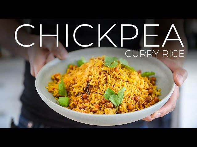 The amazing Chickpea Curry Rice Recipe you've BEAN waiting for