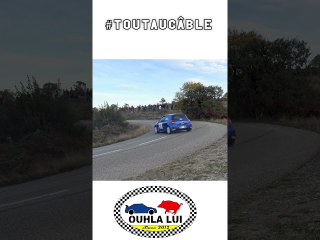Tout au câble David et Cédric Troncy Renault Clio RS N°19 Rallye du Bas Vivarais 2023