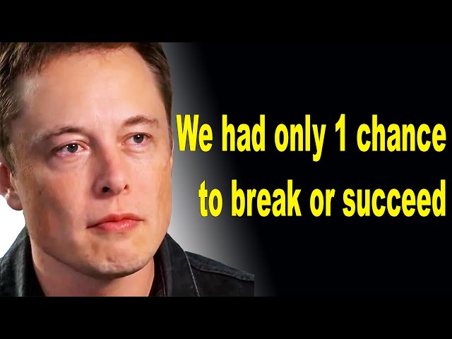 I will never give up! | This speech will amaze you for the whole year! | Elon Musk today
