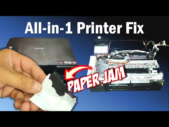 How to Open an All-In-One Printer & Fix Paper Jams Like a Pro | Brother DCP-T420W