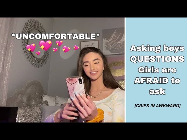Asking Boys QUESTIONS Girls are afraid to ask