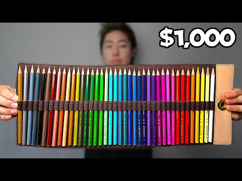 I Bought The World's Most Expensive Colored Pencils | ZHC