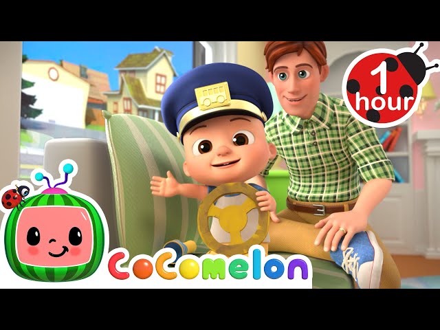 JJ Wheels on the Bus Song | CoComelon and Little Angel Nursery Rhymes