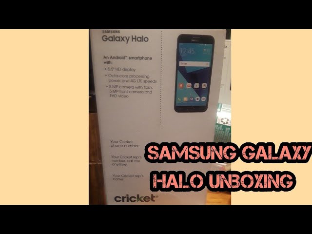 Samsung Galaxy Halo 32GB from Cricket wireless unboxing and hands on