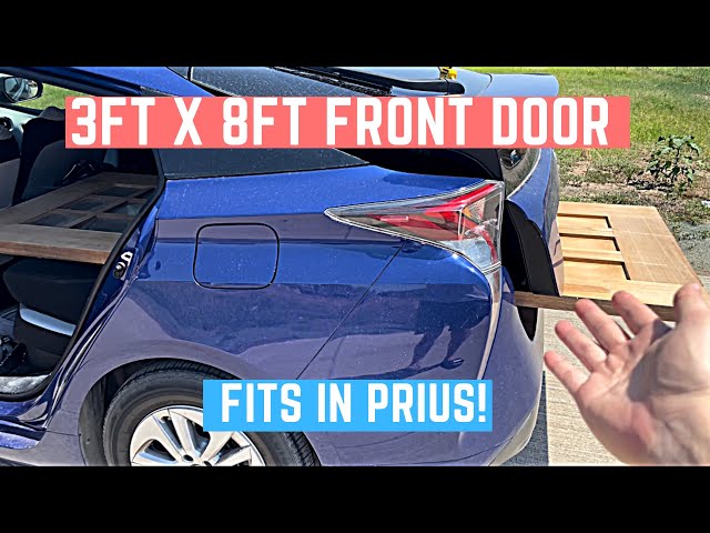 Transporting an 8FT Front Door in a Toyota Prius?!