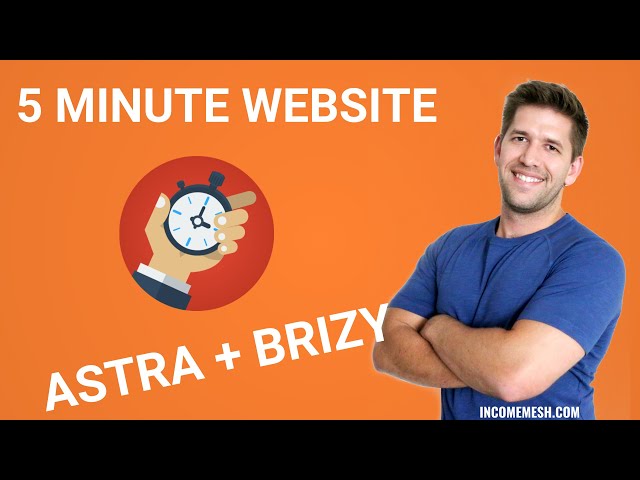 [NEW FEATURE] Build a Full Website with Brizy + Astra in 5 minutes 100% Free