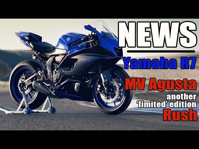 Yamaha debut a new R7 and MV Agusta redefines the meaning of limited edition. Again.