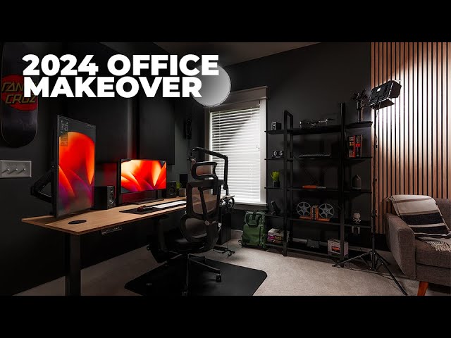 I Built My DREAM Office Setup - 2024 Office Makeover