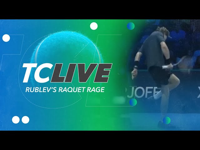 Kyrgios, Roddick & Courier Discuss Rublev Racquet Smash On Knee | Tennis Channel Live