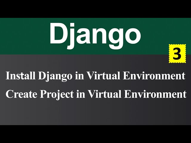 How to Install Django in Virtual Environment and Create Django Project (Hindi)