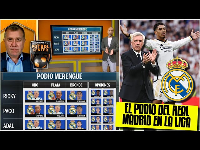 Los más valiosos REAL MADRID: Jude Bellingham, Carlo Ancelotti y Florentino Pérez | Futbol Center