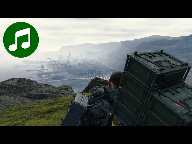 DEATH STRANDING Ambient Sleep Music & Ambience 🎵 Port View (Death Stranding OST | Soundtrack)