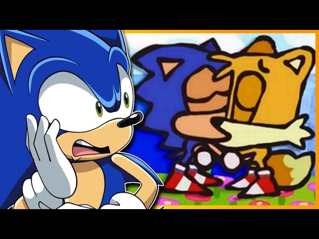 WHY AM I KISSING EVERYONE! Sonic Reacts The Ultimate Sonic the Hedgehog Recap Animation