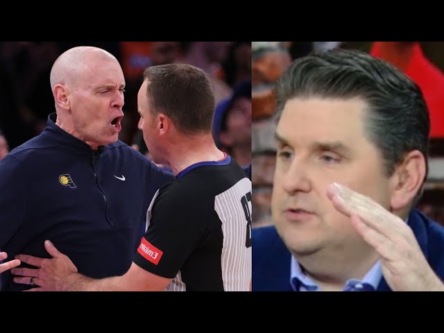 GET UP: Brian Windhorst Reacts to Rick Carlisle's Ejection as Pacers Collapse vs Knicks in Game 2