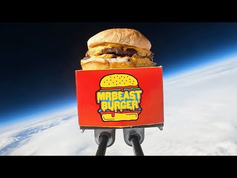 I Sent A MrBeast Burger To Space!
