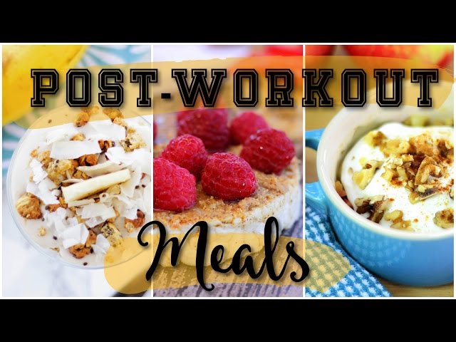 3 Quick & Easy Post Workout Snack Ideas!