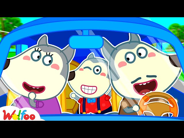 Mommy, Lucy Got Sick! - Wolfoo's First Time in a Car | Kids Cartoon | Wolfoo World