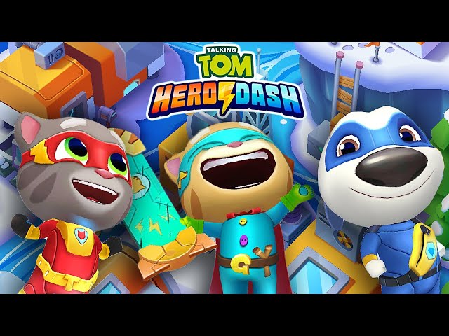 Talking Tom Hero Dash - Reverse - Tom VS Jinger VS Hank - Gameplay, Android