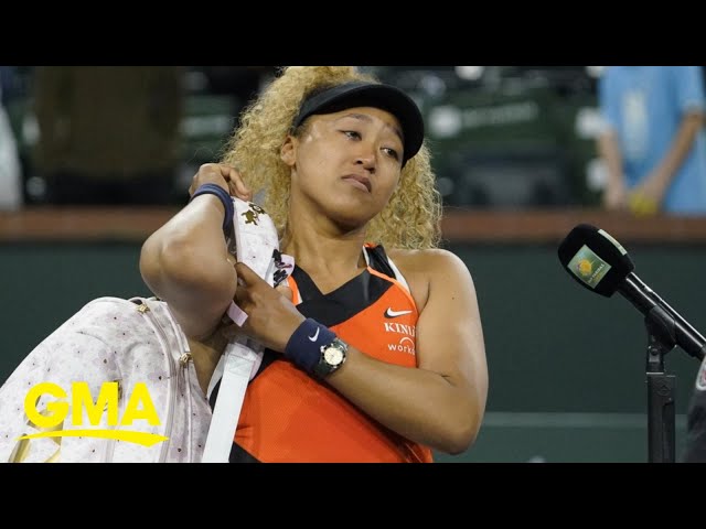 Naomi Osaka addresses crowd after being heckled at Indian Wells l GMA