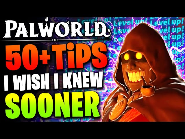 Palworld Wish I Knew Sooner: ESSENTIAL Tips Tricks Beginner to PRO (Level Up FAST XP Farm Best Pals)