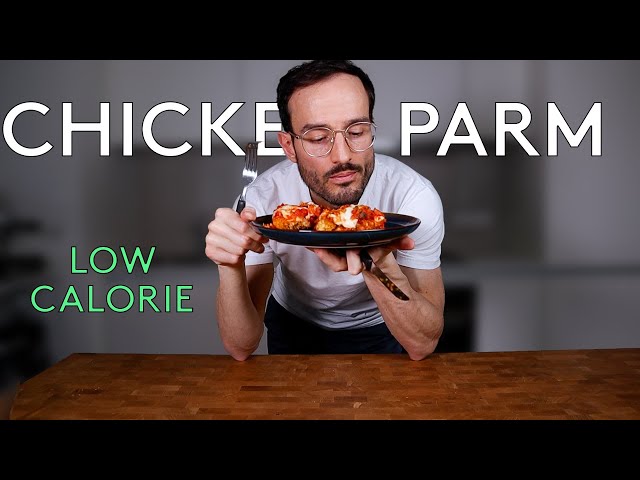 How to make Healthy Air Fryer fried Chicken Parm | Low Calorie Chicken Parmesan | Anabolic Recipe