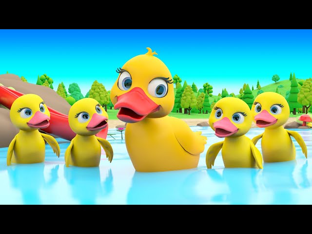 Five Little Ducks Nursery Rhymes & Animals Songs | Colors for Kids | Animals for Kids | Kids Cartoon
