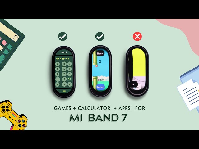 Make Your Mi band 7  "Pro" | Hacks 2.0 ft. Games Calculator eBook and more!
