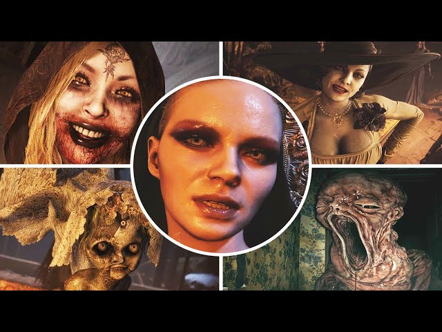 Resident Evil 8 Village - All Bosses + Ending