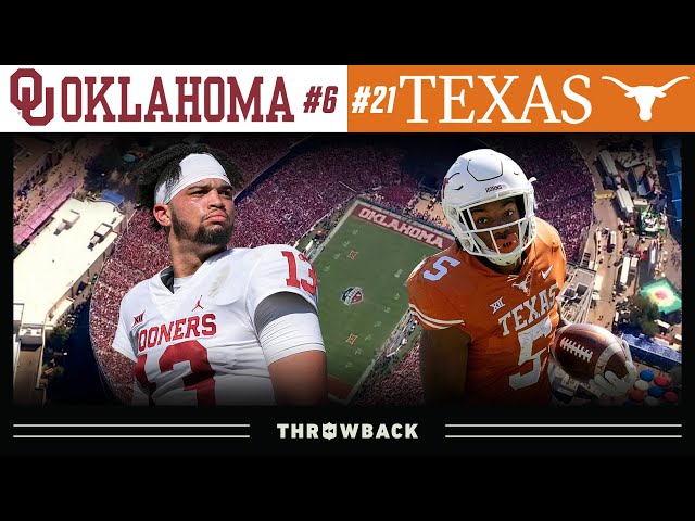 The Game Caleb Williams Became a STAR! (#6 Oklahoma vs. #21 Texas 2021, October 9)