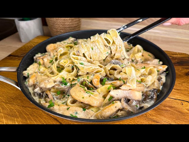 💯 My family wants to eat it every day! Delicious pasta with chicken breast!