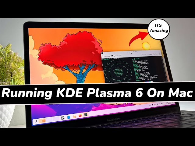 KDE Plasma 6 + Macbook Pro 2017 = Stunning Experience (Ft.KDE Neon)
