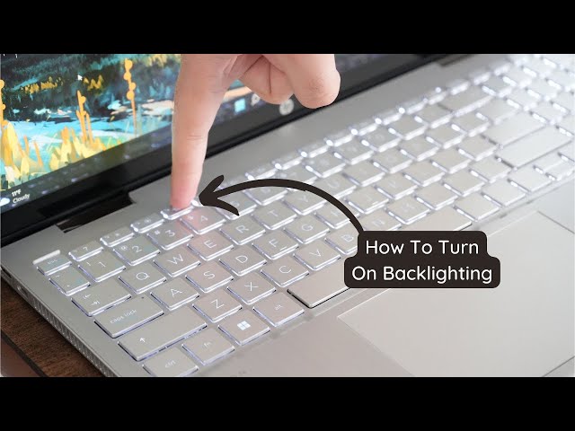 How To Turn On Your Laptop Keyboard Backlight (Easy Tutorial)