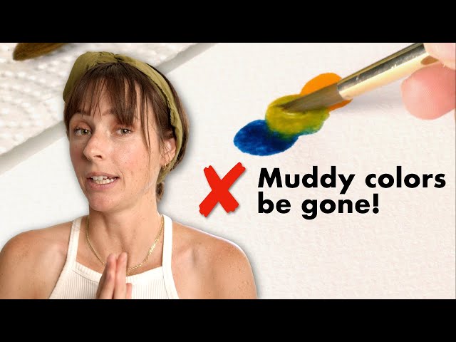 Watercolor Tutorial | Avoiding muddy colors with these THREE tips...