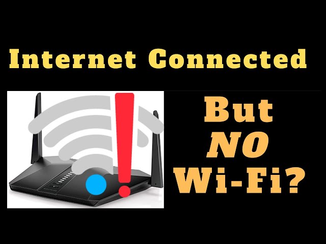 Fix WiFi Connected But No Internet Connection -Verizon Fios Modem with Netgear Nighthawk Router