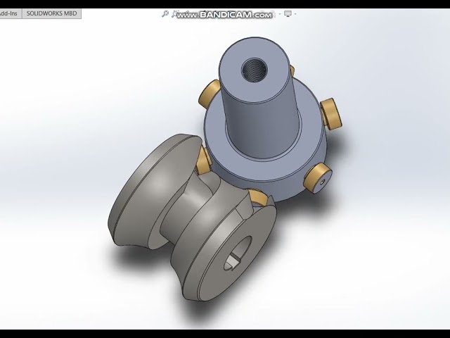 Globoidal Indexer Cam by Solidworks