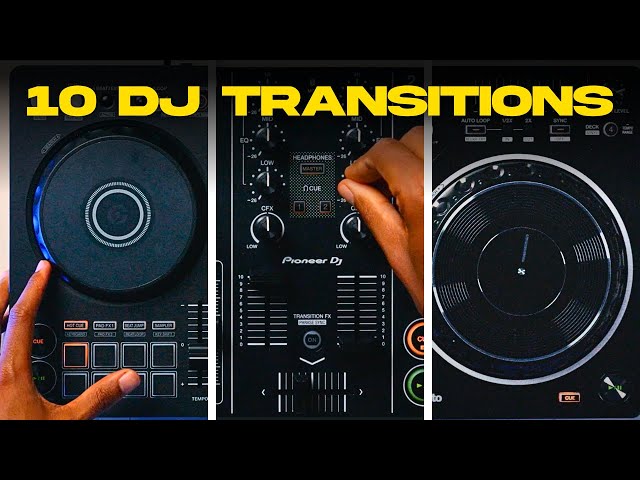 10 Pro DJ Transitions on Complete Beginner Controllers