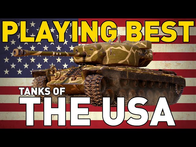 Playing the BEST tanks of the USA in World of Tanks!