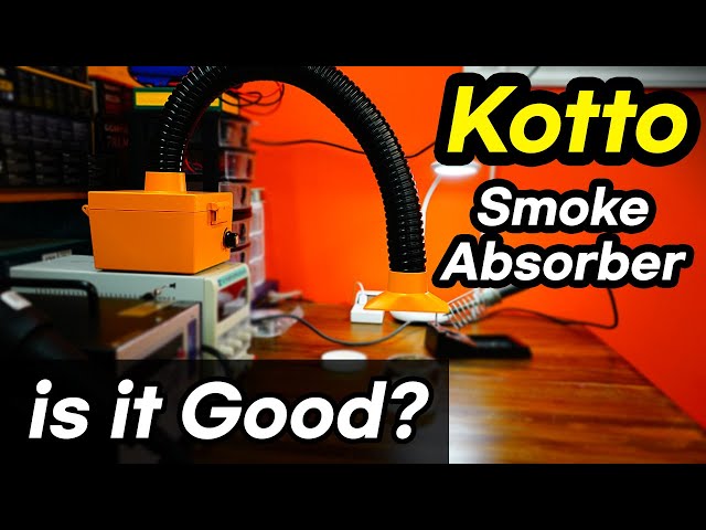 KOTTO Soldering Smoke Absorber Test (How Good is it?)